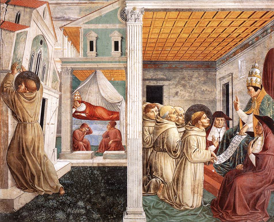 Scenes from the Life of St Francis (Scene 5, north wall) by GOZZOLI, Benozzo