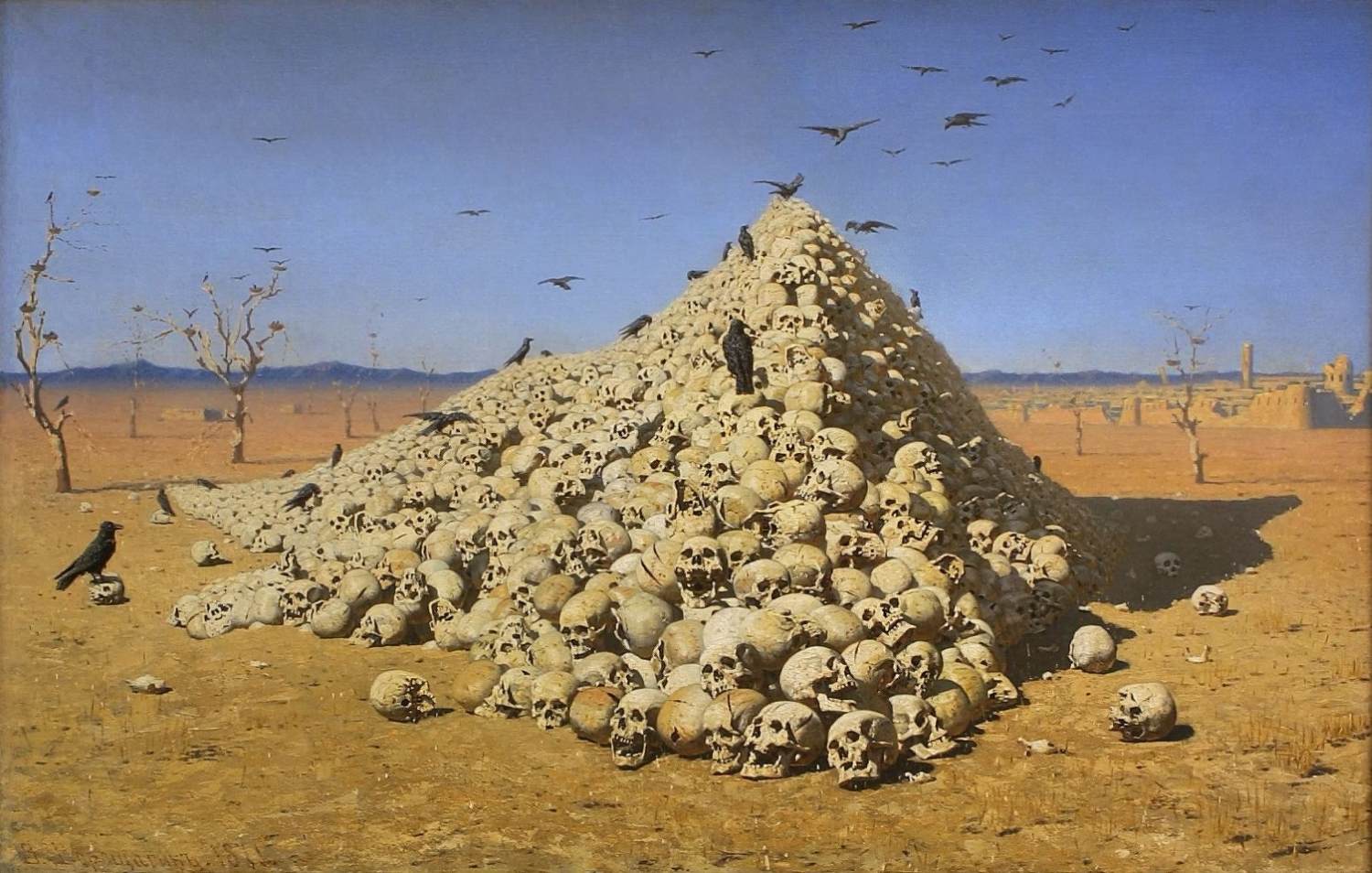 The Apotheosis of War by VERESHCHAGIN, Vasily Vasilyevich