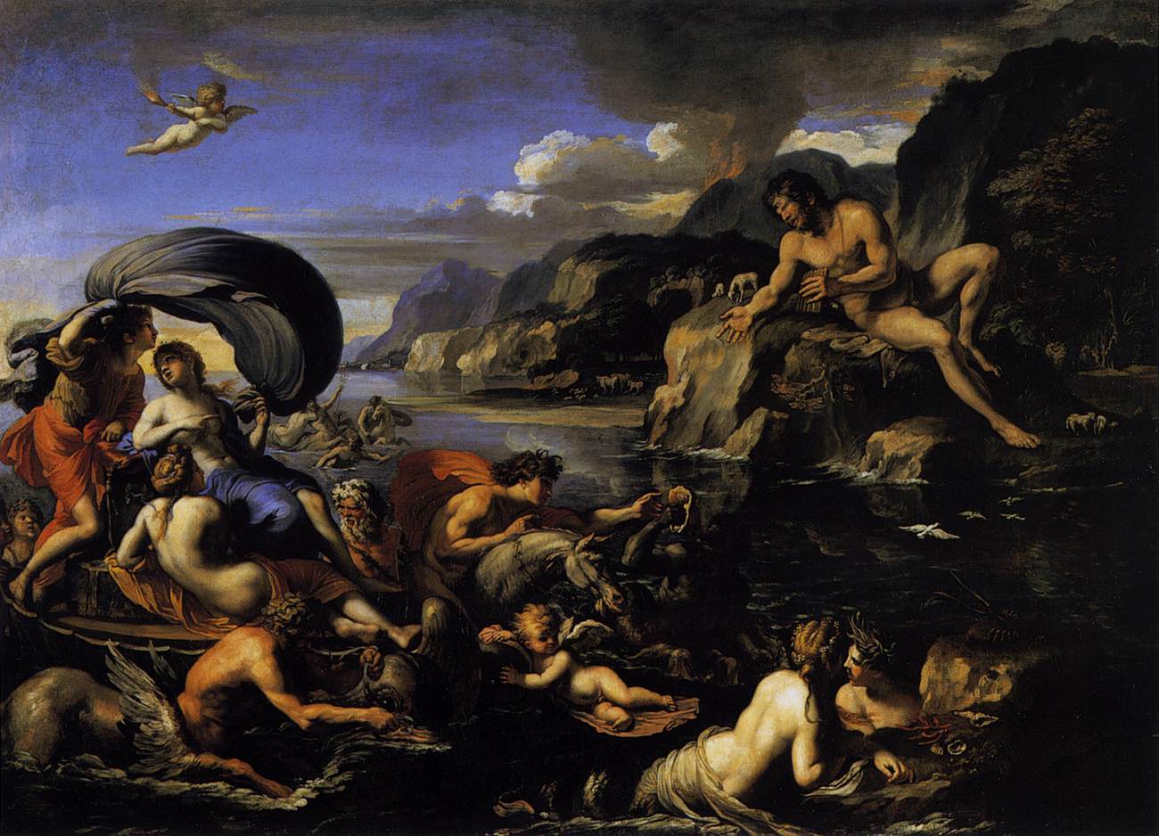 Acis, Galatea, and Polyphemus by