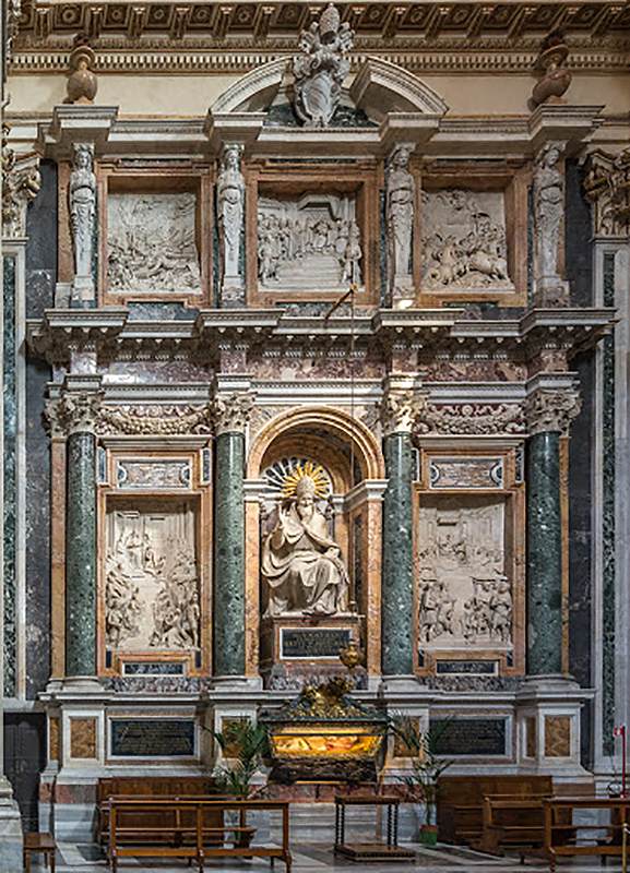 Tomb of Pope Pius V by FONTANA, Domenico