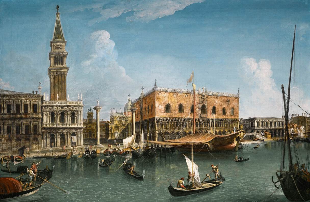 Venice, a View of the Molo from the Bacino by MARIESCHI, Michele