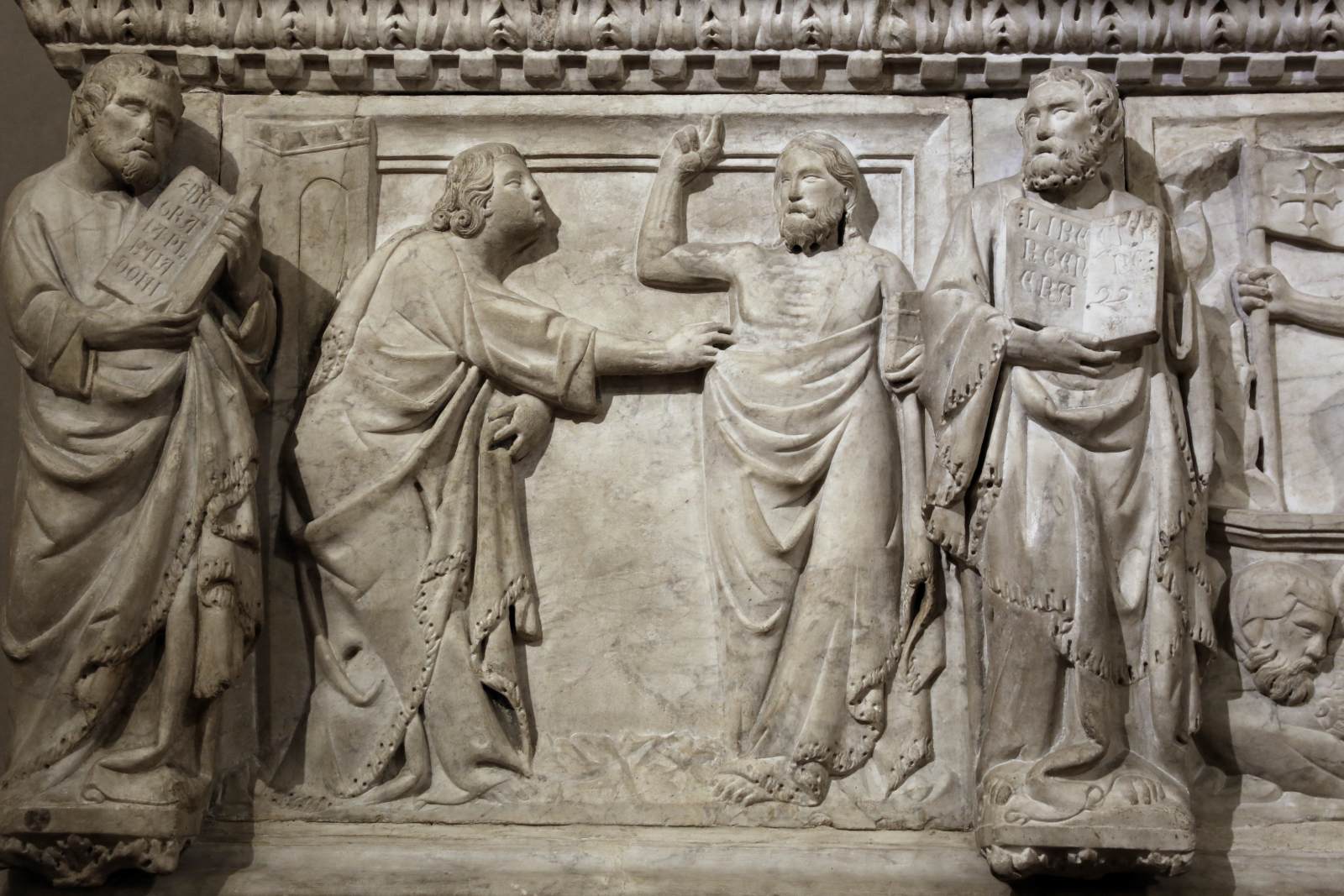 Tomb of Gastone della Torre: Incredulity of St Thomas by