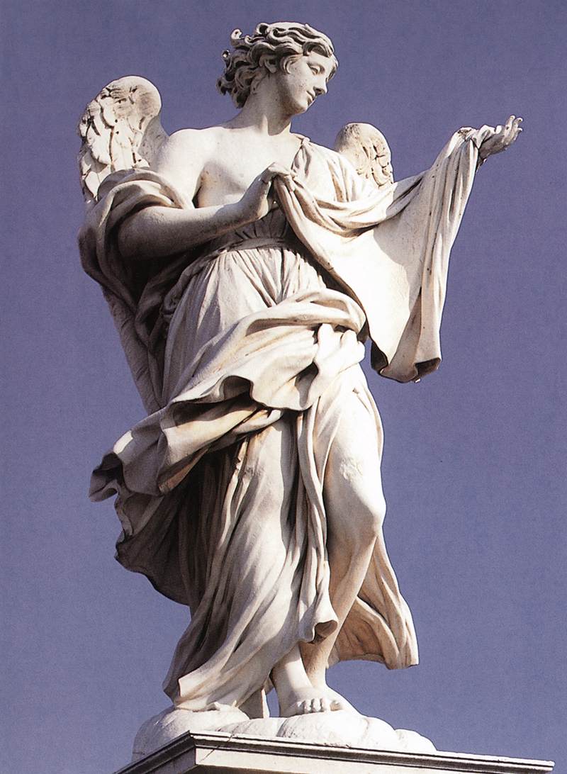 Angel with the Sudarium by FANCELLI, Cosimo