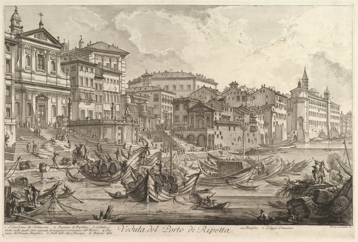 Porto di Ripetta by PIRANESI, Giovanni Battista