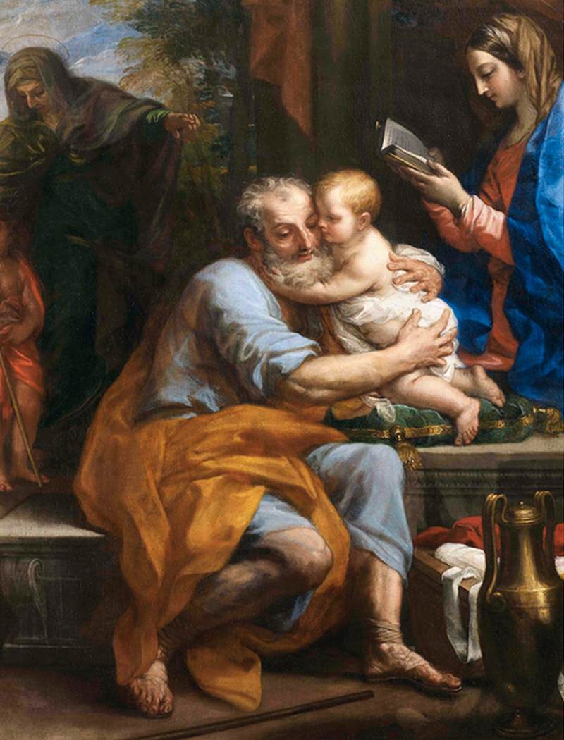 Holy Family: St Joseph with the Christ Child by