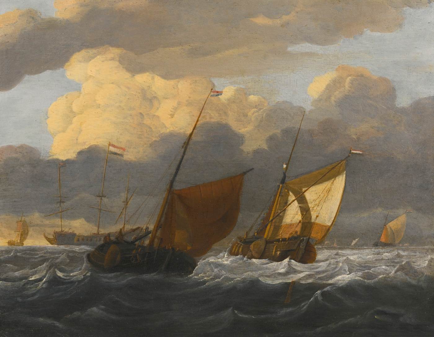 Ships in Choppy Seas by VITRINGA, Wigerus