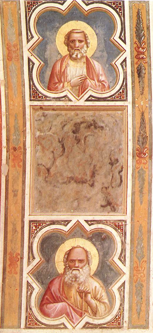 Decorative band with figures by GIOTTO di Bondone