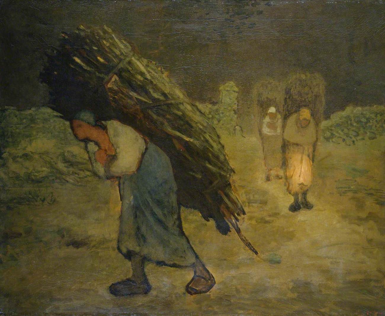 Winter - The Faggot Gatherers by MILLET, Jean-François