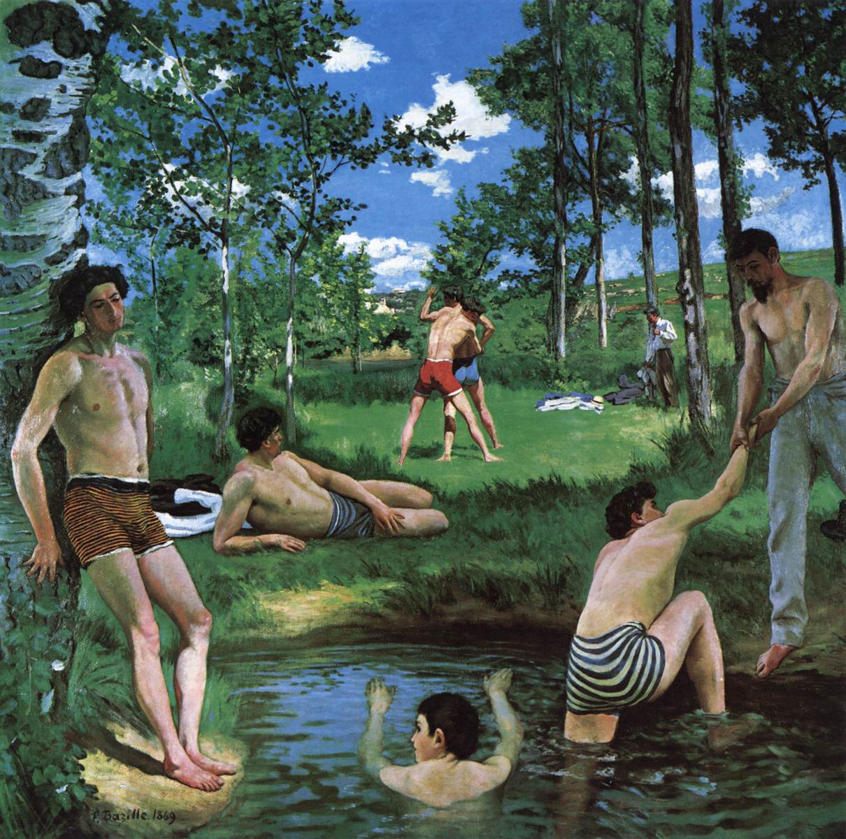 Bathers (Summer Scene) by