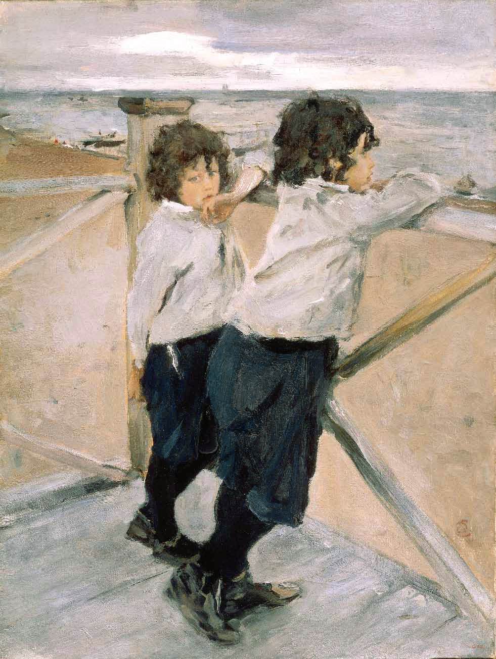 Two Boys by SEROV, Valentin