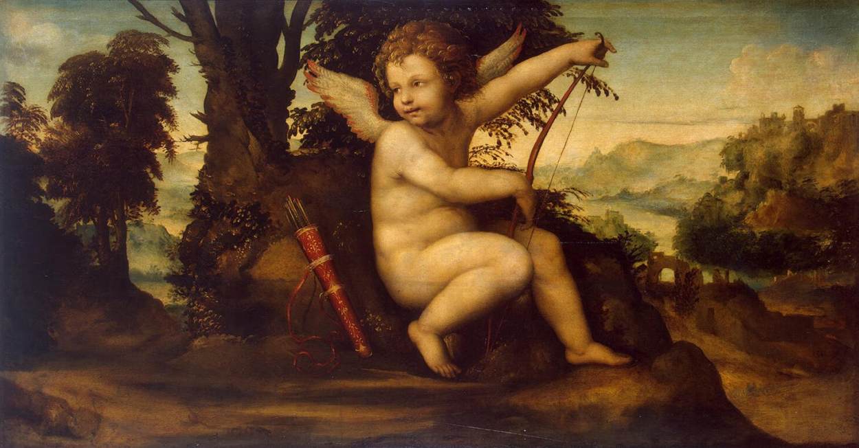 Cupid in a Landscape by