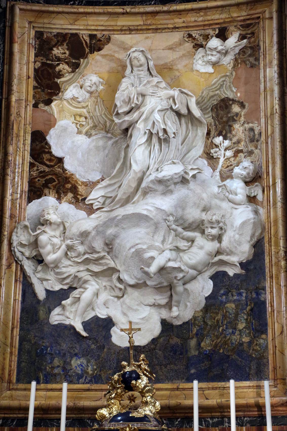 Ecstasy of St Catherine of Siena by CAFÀ, Melchiorre