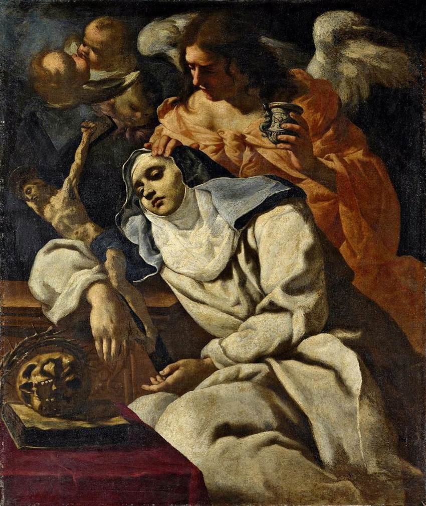 Ecstasy of St Mary Magdalene de' Pazzi by ROSI, Alessandro