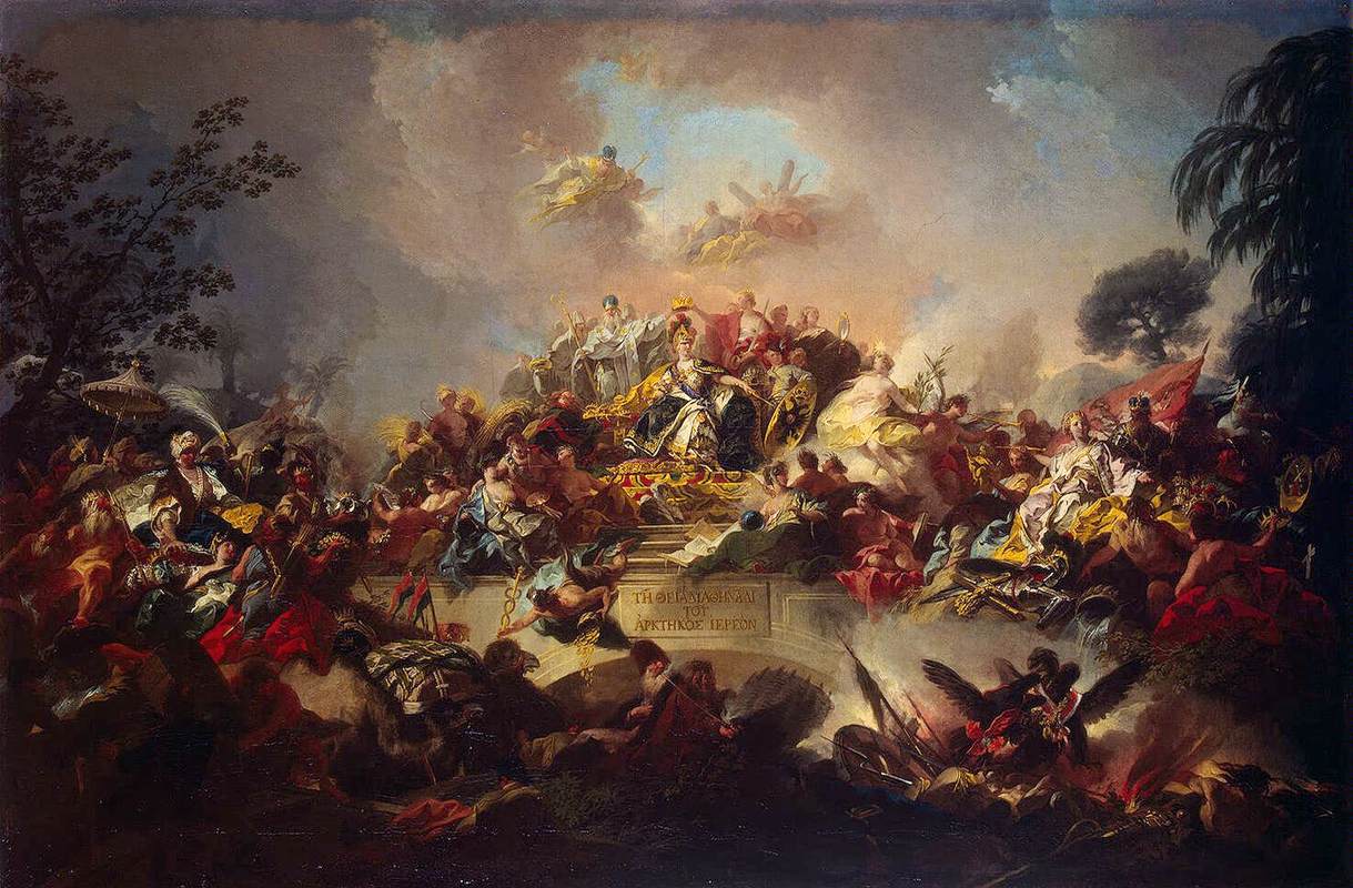 Apotheosis of the Reign of Catherine II by GUGLIELMI, Gregorio