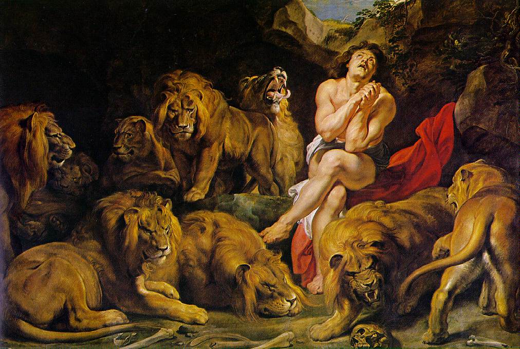 Daniel in the Lion's Den by RUBENS, Peter Paul