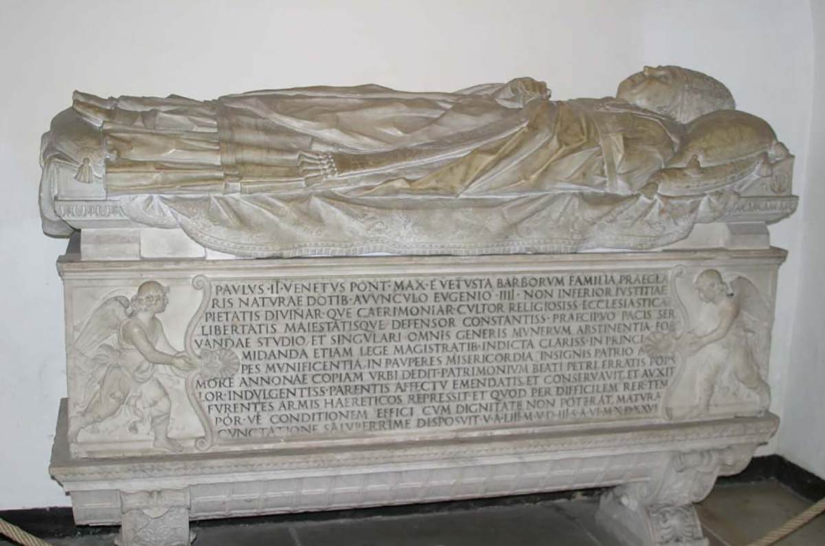 Tomb of Pope Paul II by DALMATA, Giovanni