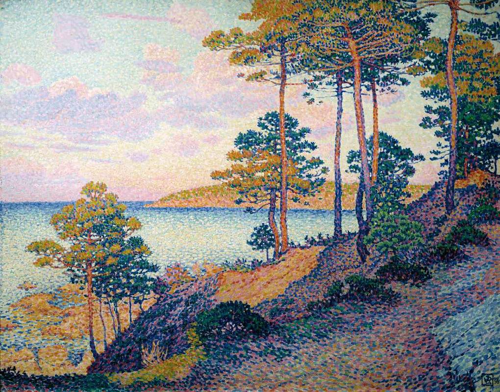 Pointe Saint-Pierre at Saint-Tropez by RYSSELBERGHE, Théo van