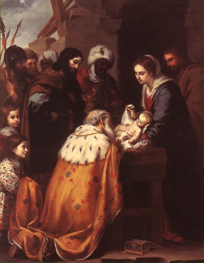 Adoration of the Magi by MURILLO, Bartolomé Esteban