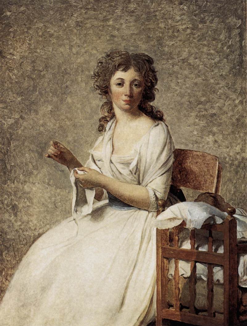 Portrait of Madame Adélaide Pastoret by DAVID, Jacques-Louis