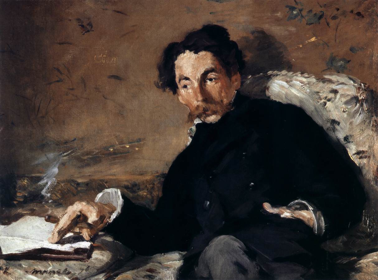 Portrait of Stéphane Mallarmé by MANET, Edouard