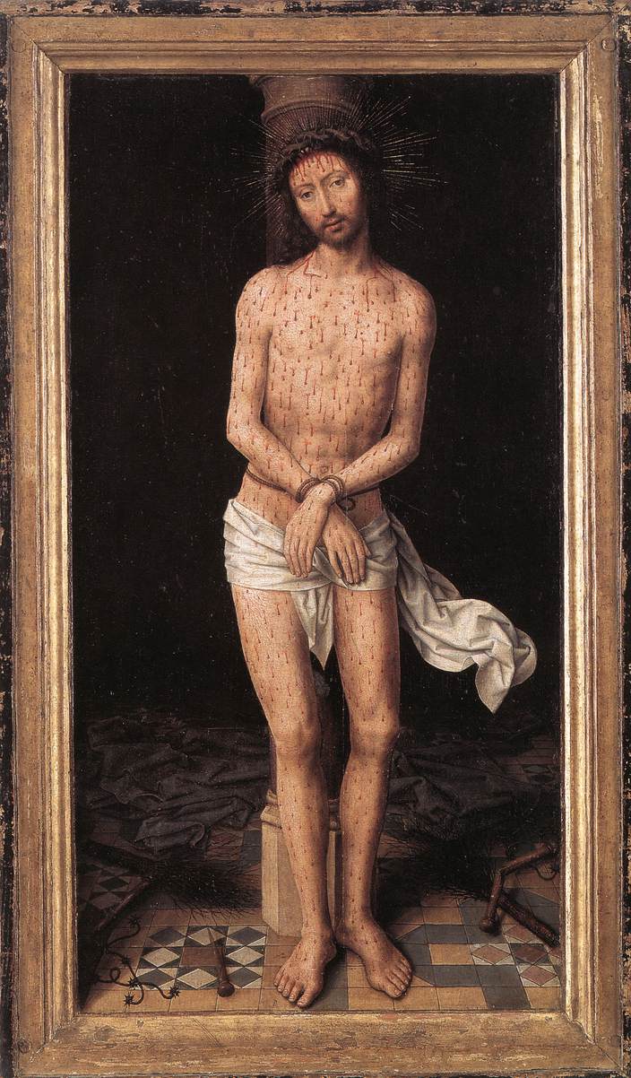 Christ at the Column by MEMLING, Hans