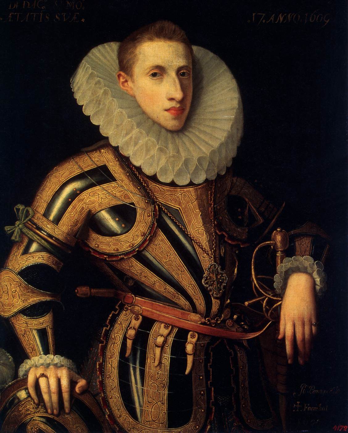 Portrait of Diego de Villamayor by PANTOJA DE LA CRUZ, Juan