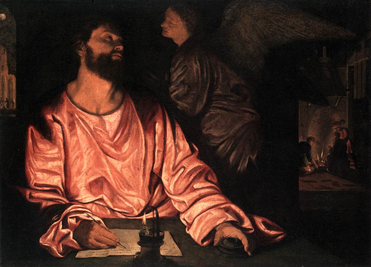 St Matthew and the Angel by