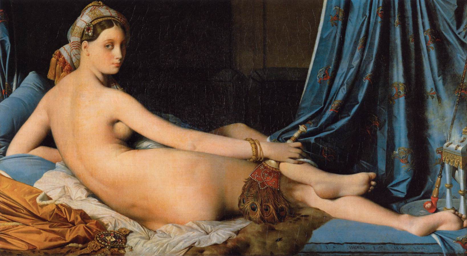 The Grand Odalisque by INGRES, Jean-Auguste-Dominique