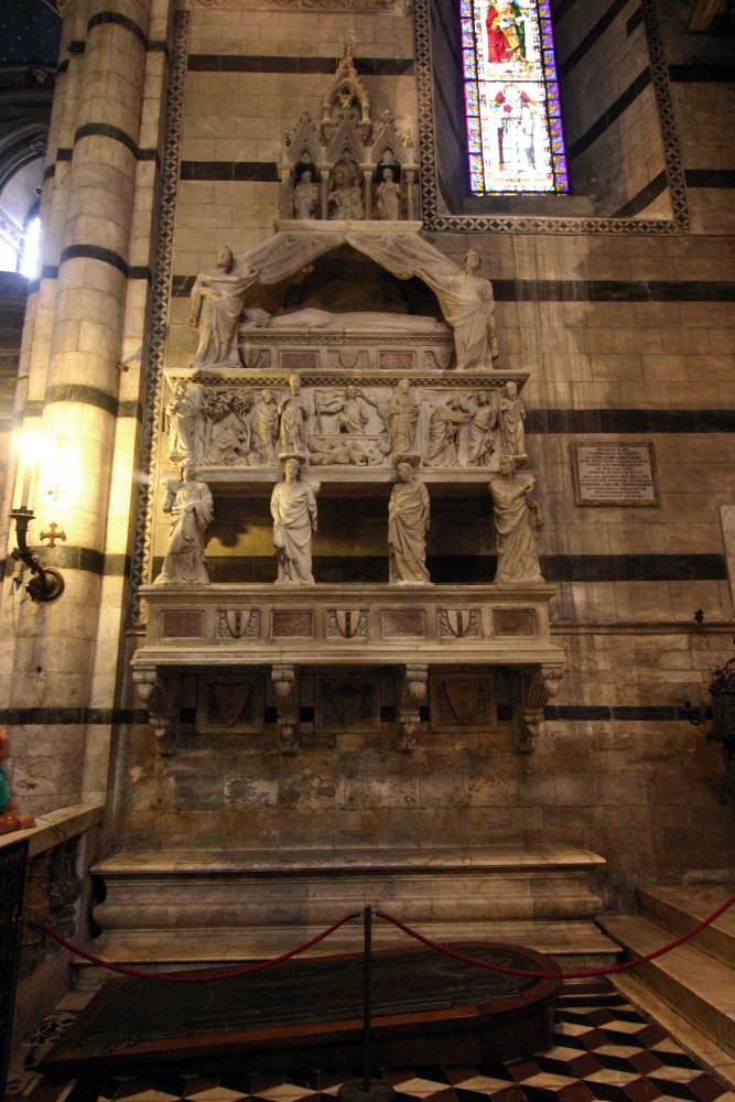 Monument of Cardinal Petroni by TINO DI CAMAINO