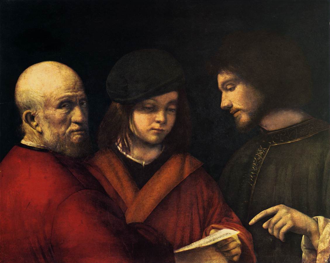 The Three Ages by GIORGIONE