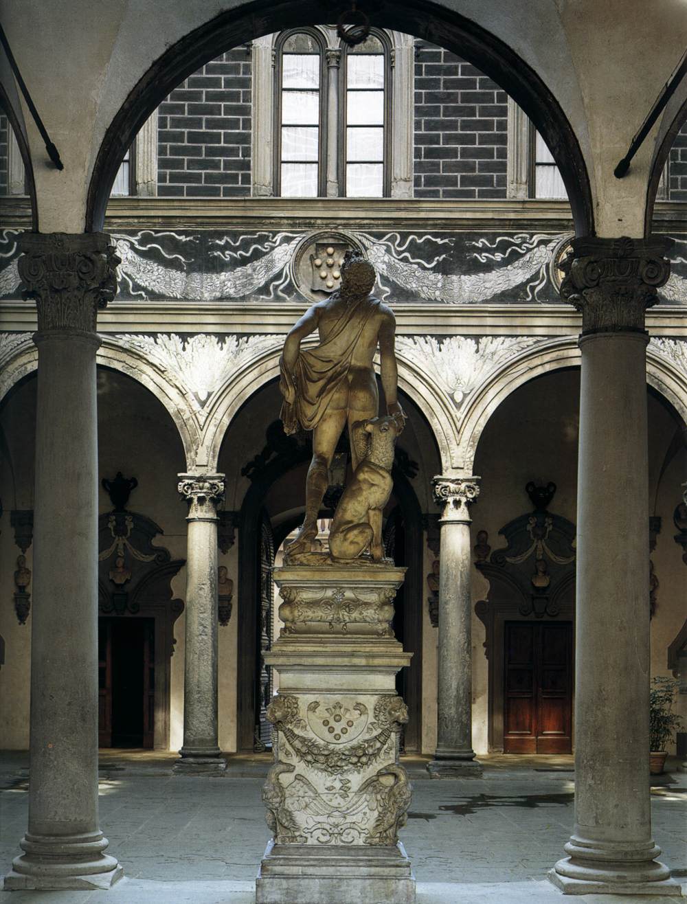 Palazzo Medici Riccardi: Courtyard by MICHELOZZO DI BARTOLOMEO