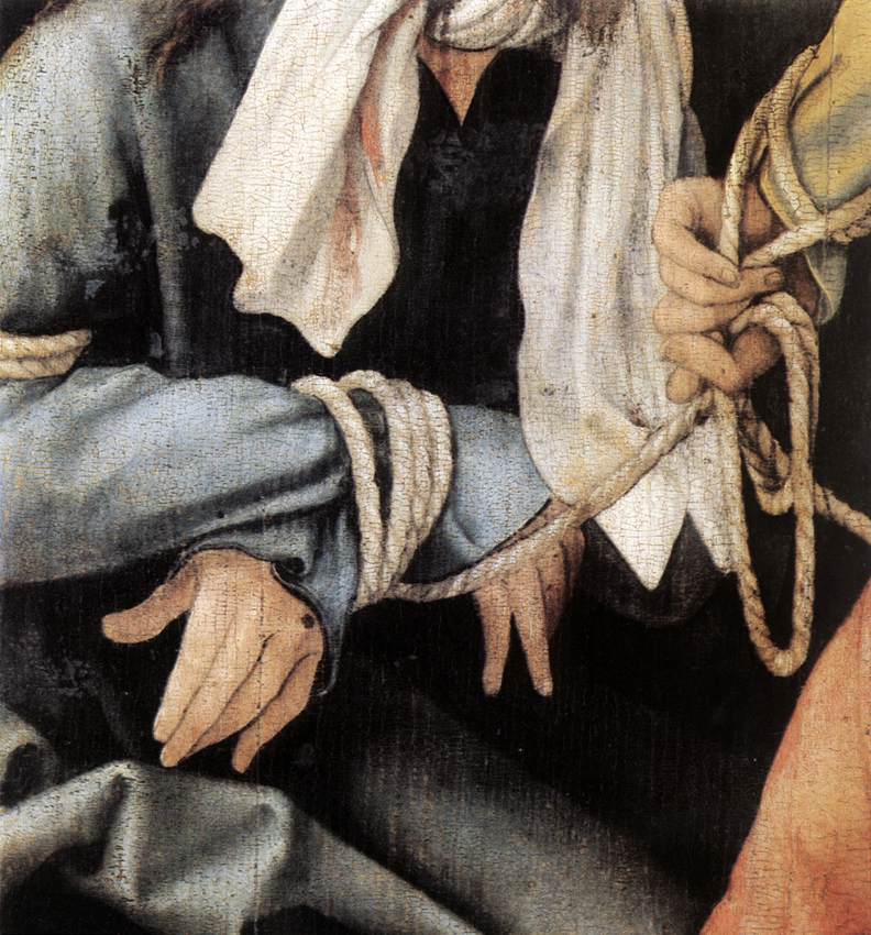 The Mocking of Christ (detail) by