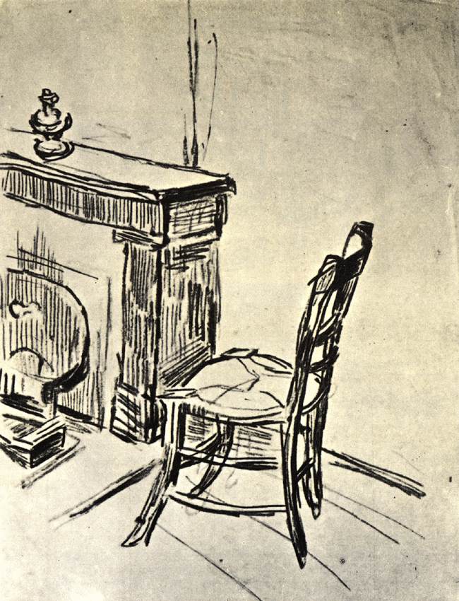 Chair near the Stove by GOGH, Vincent van