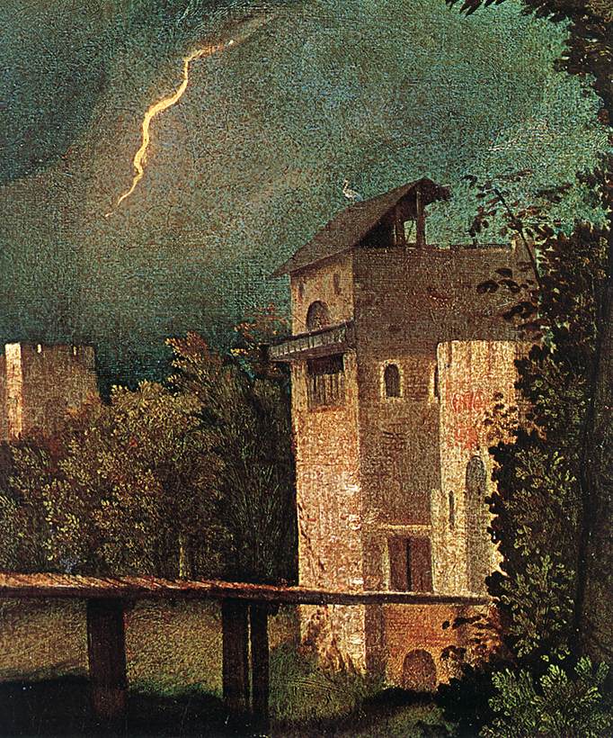 Tempest (detail) by GIORGIONE