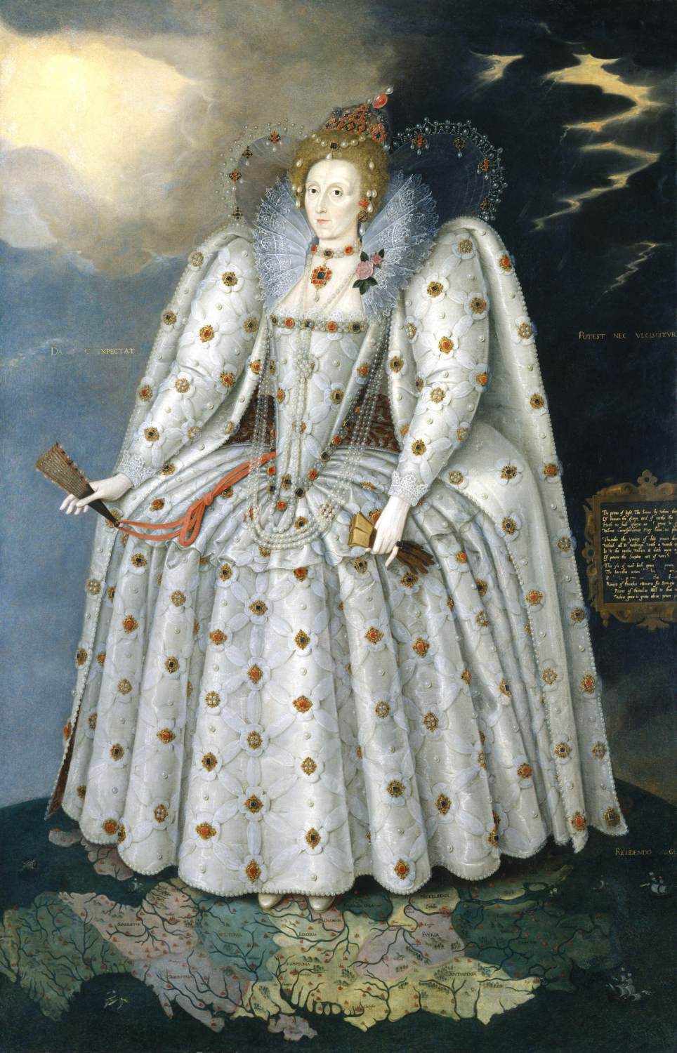 Queen Elizabeth I ('The Ditchley portrait') by GHEERAERTS, Marcus the Younger