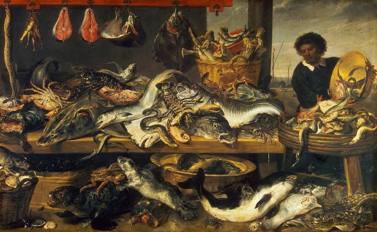 Fish Stall by SNYDERS, Frans