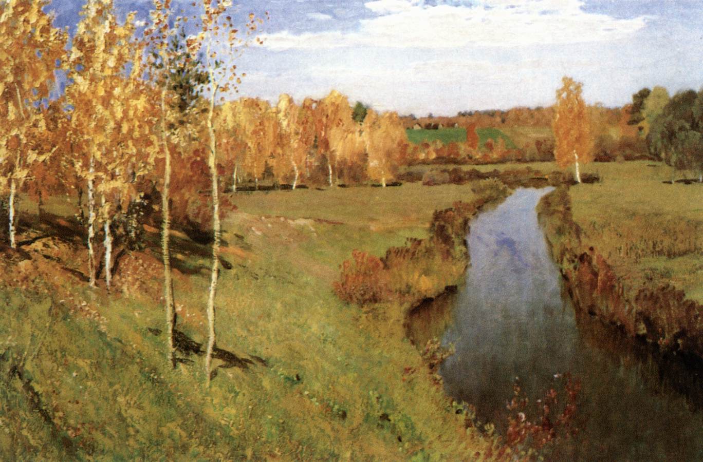 Golden Autumn by LEVITAN, Isaak Ilyich