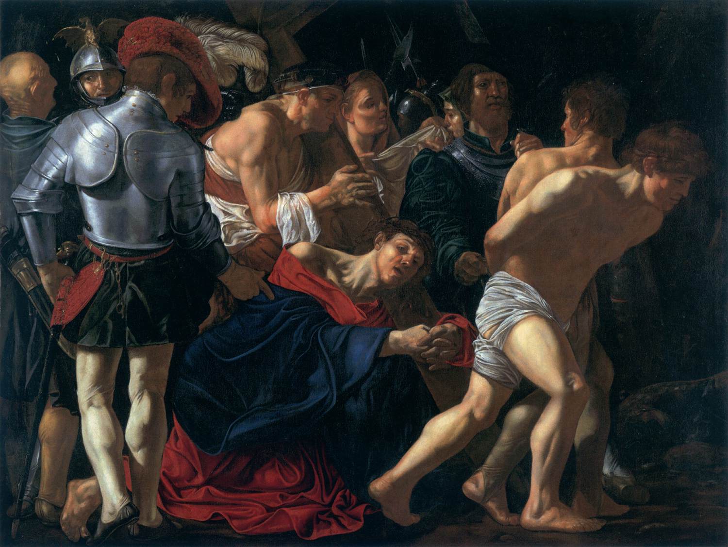 Christ Falls on the Road to Calvary by CECCO DEL CARAVAGGIO