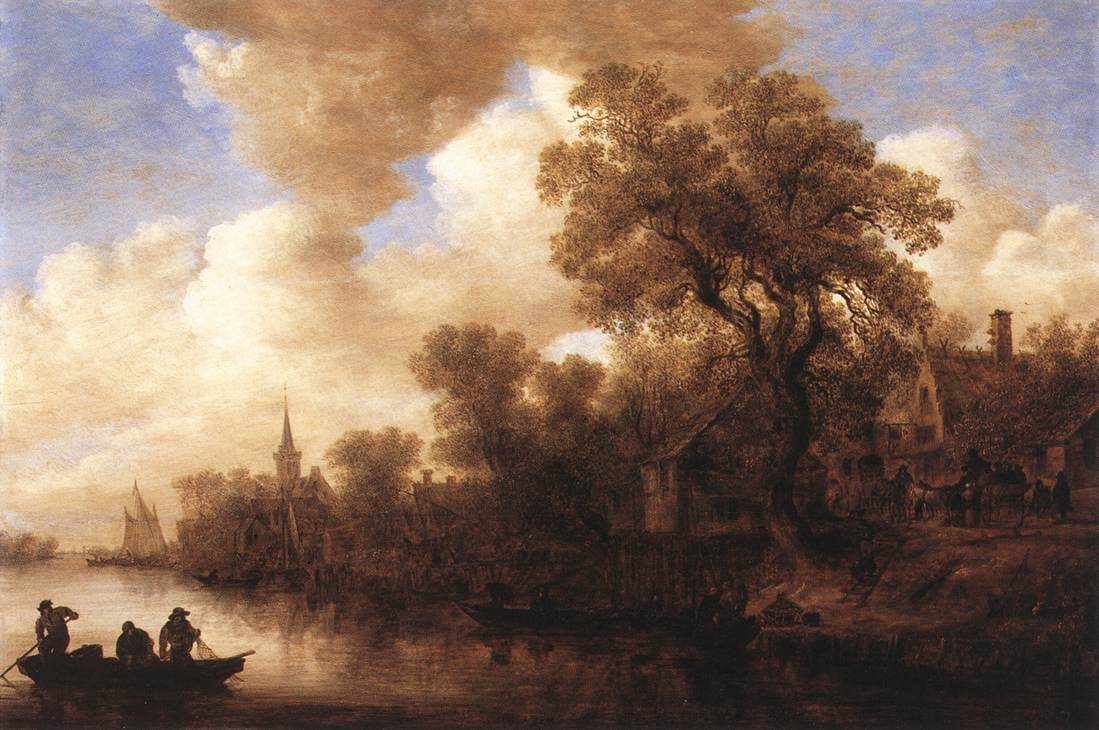 River Scene by