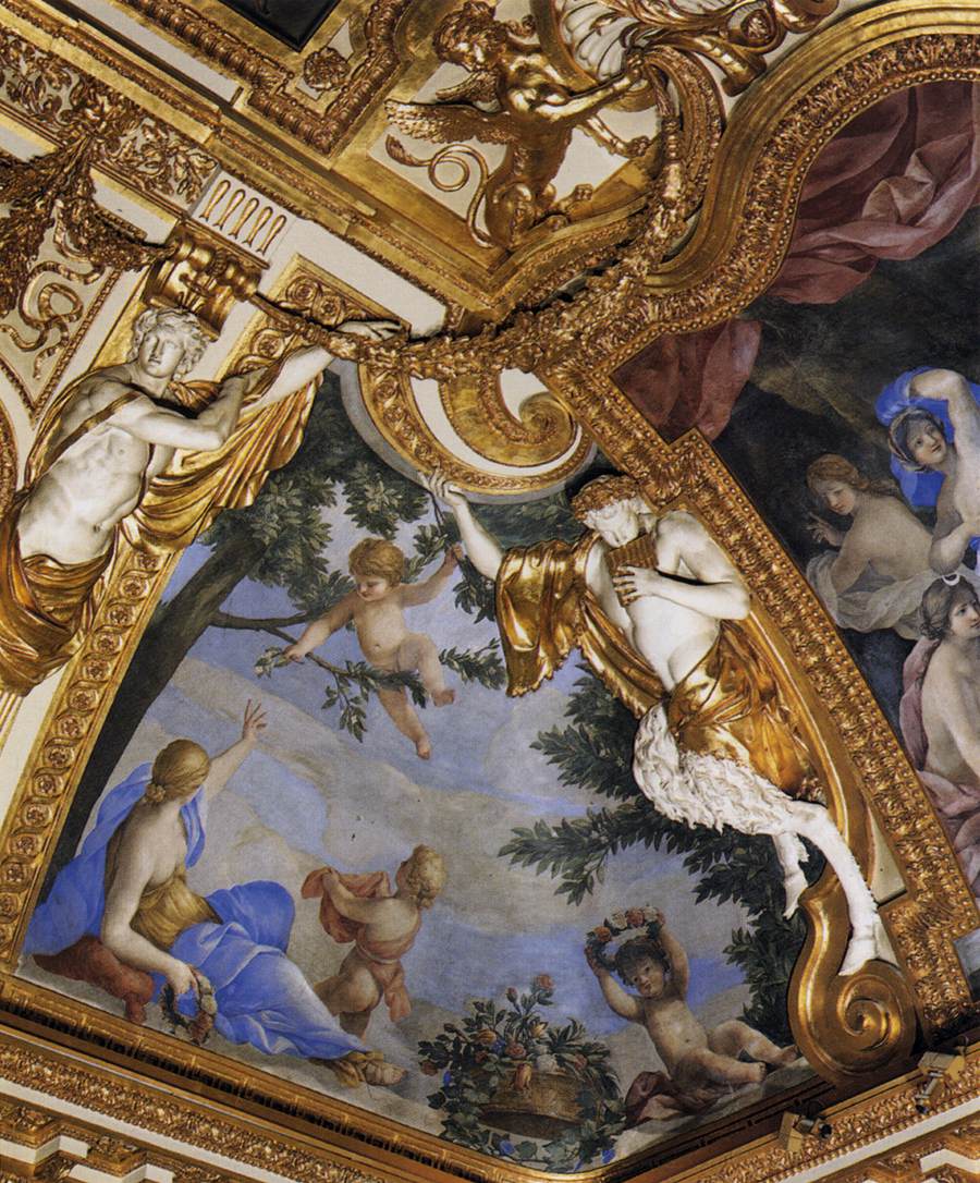 Ceiling decoration (detail) by ROMANELLI, Giovanni Francesco