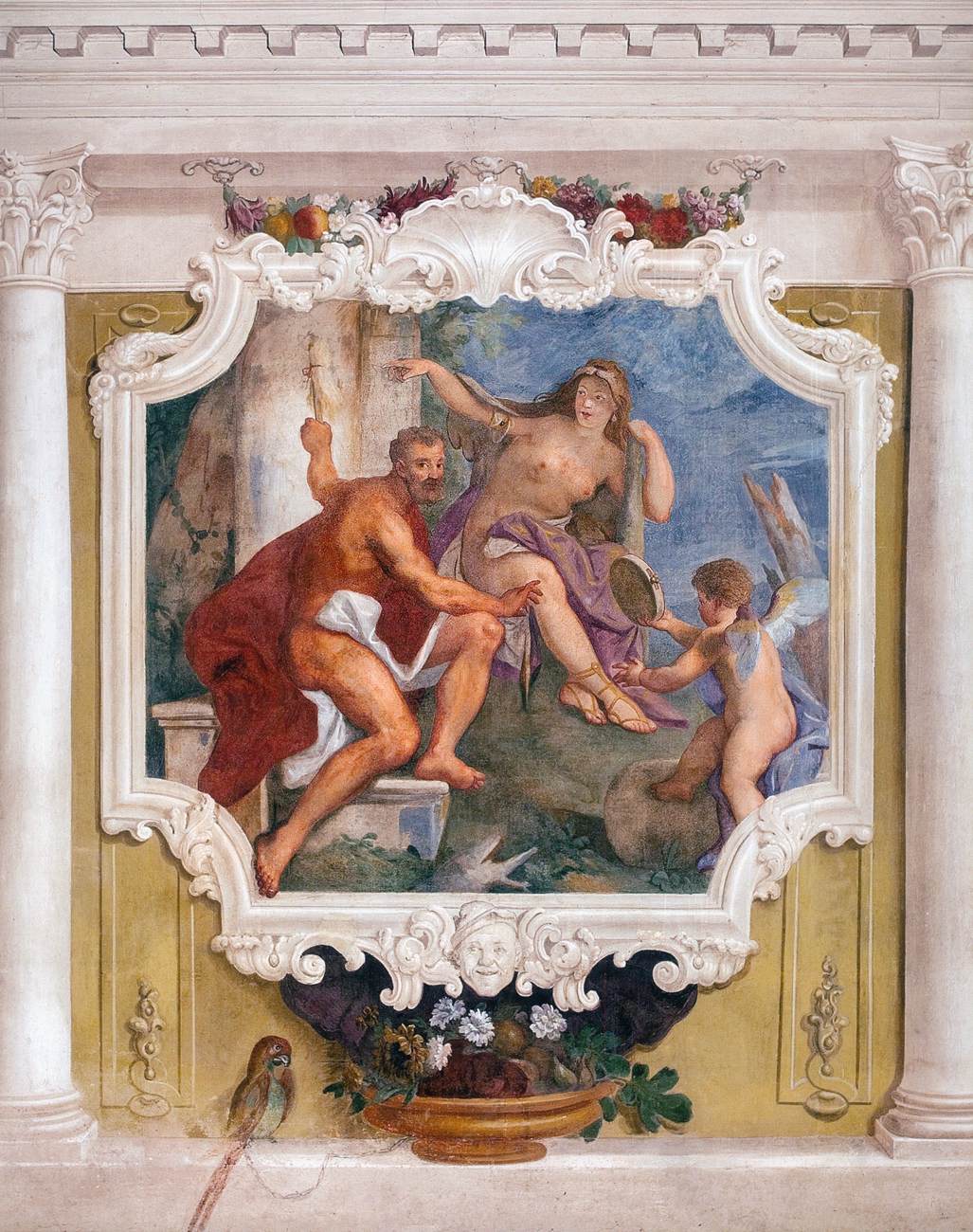 Hercules and Omphale by LAZZARINI, Gregorio