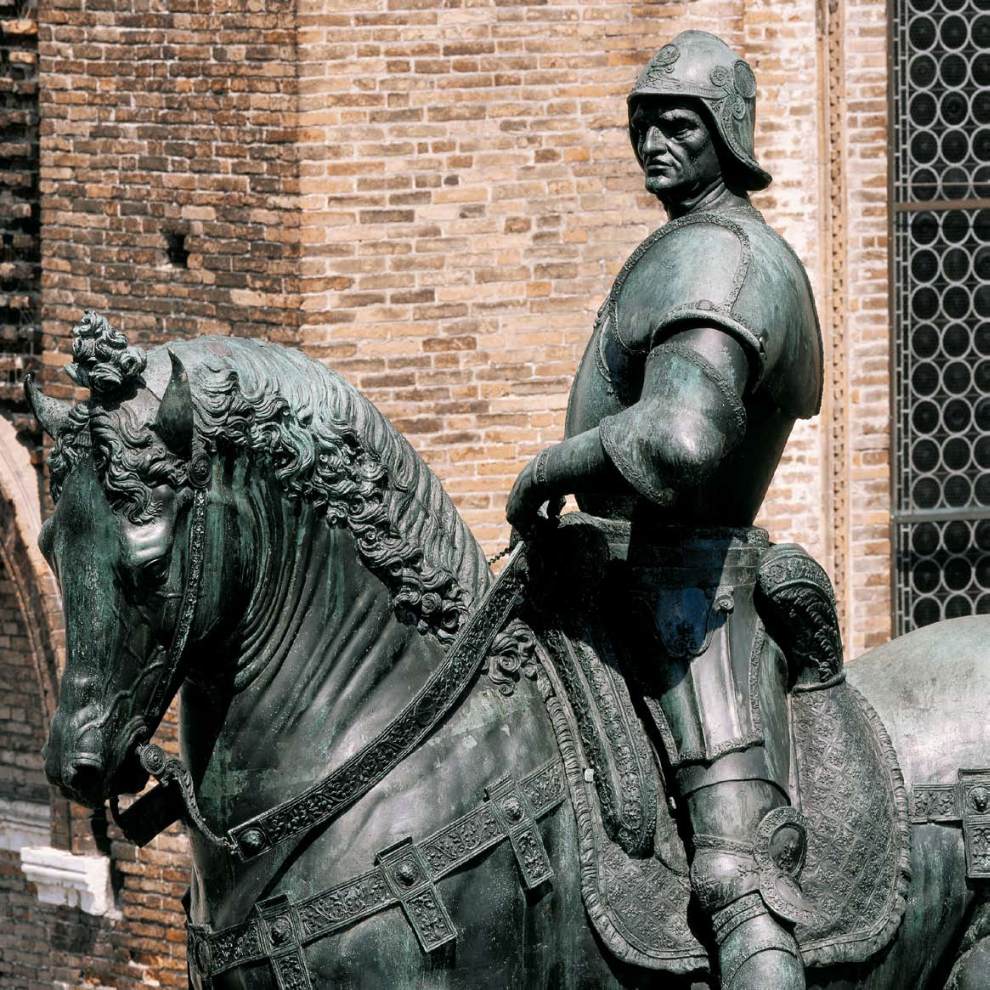 Equestrian Statue of Colleoni (detail) by