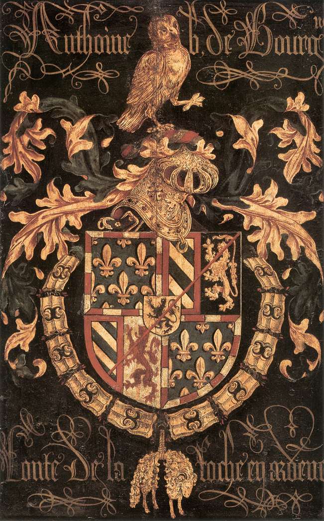 Coat-of-Arms of Anthony of Burgundy by COUSTENS, Pieter