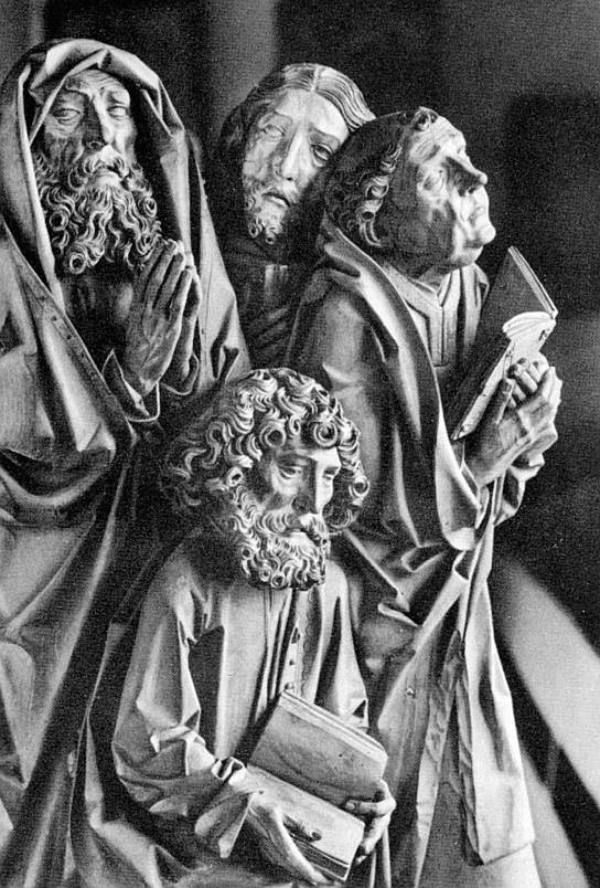 Assumption of the Virgin (detail) by RIEMENSCHNEIDER, Tilman