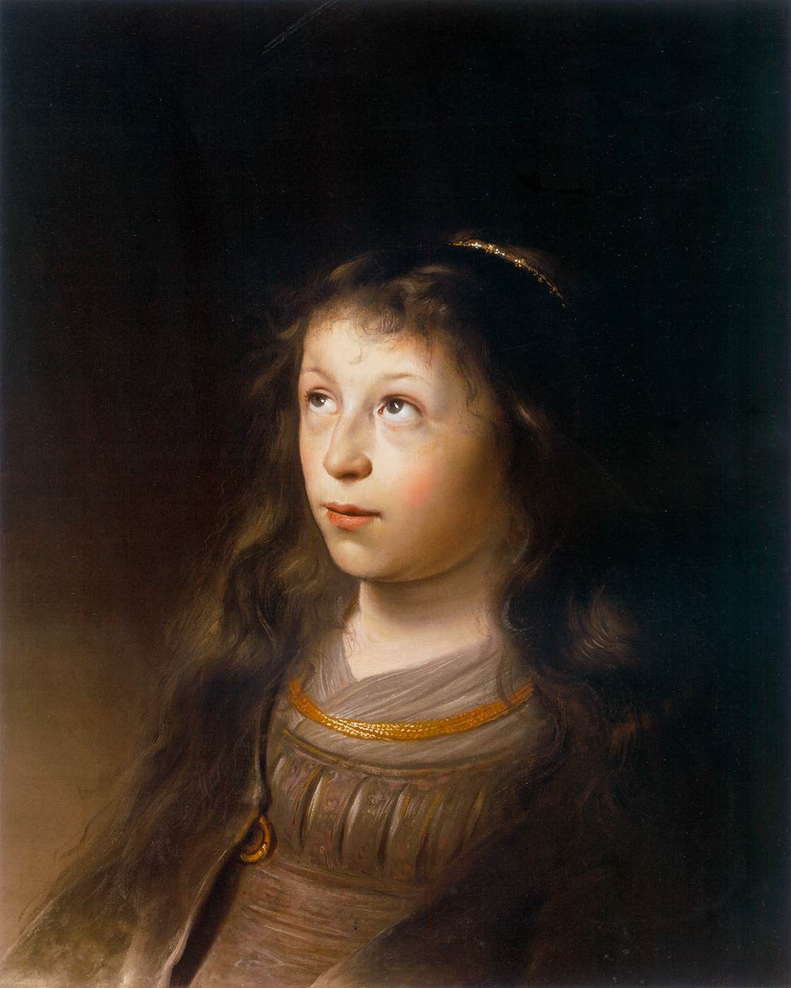 Bust of a Young Girl by LIEVENS, Jan