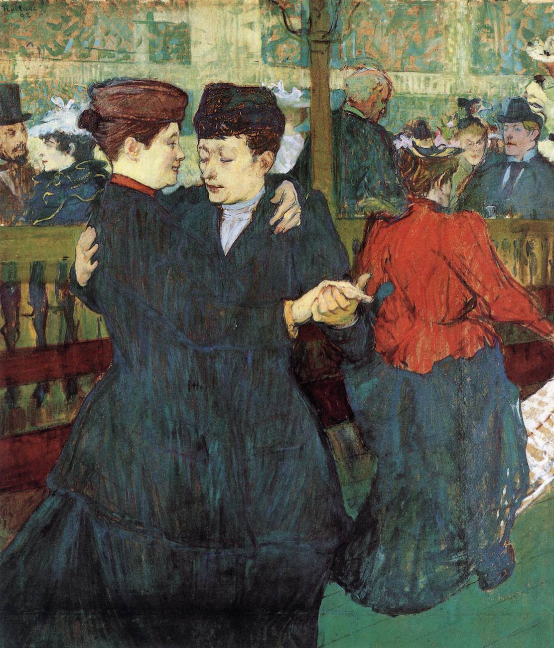 At the Moulin Rouge: Two Women Waltzing by