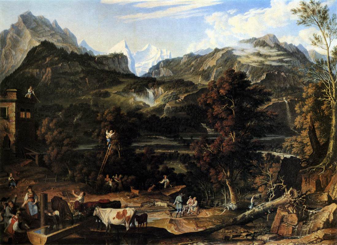 The Upland near Bern by KOCH, Joseph Anton