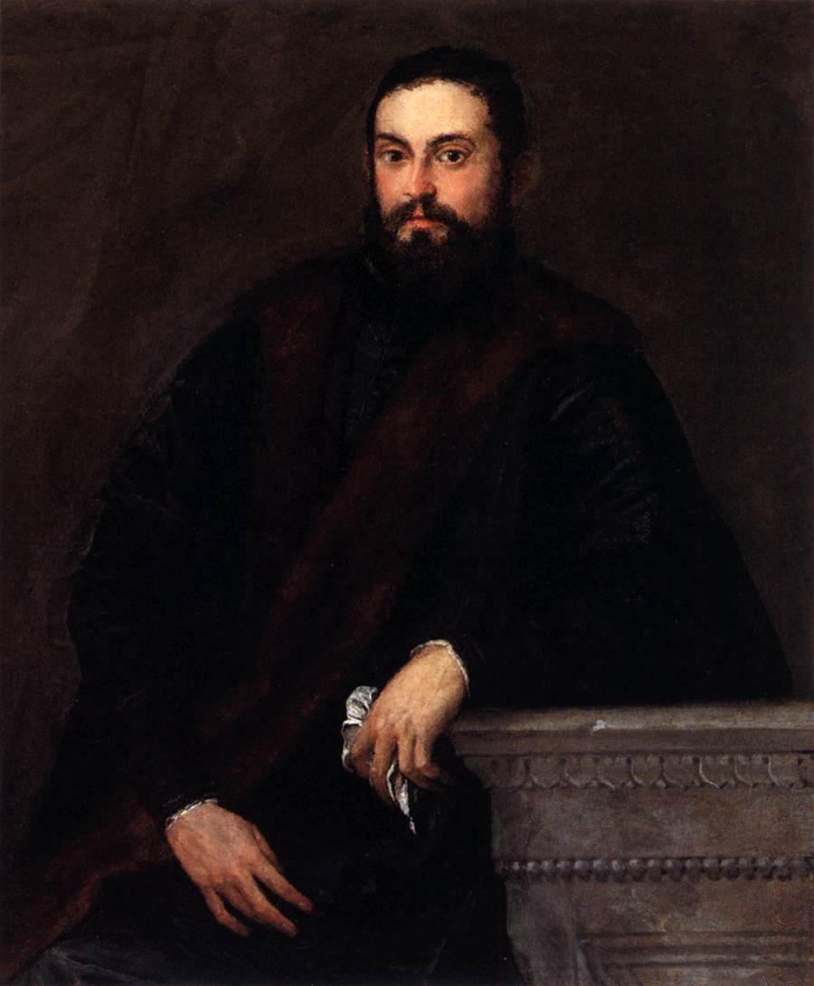 Gentleman in Black by VERONESE, Paolo