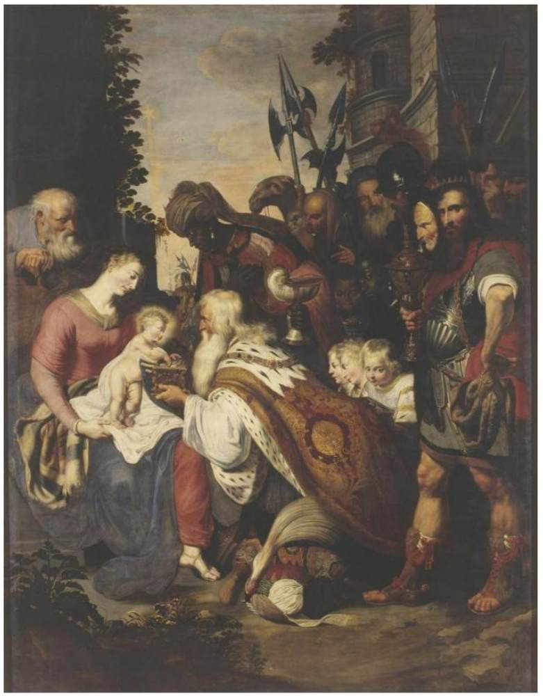 Adoration of the Magi by MONT, Deodat van der