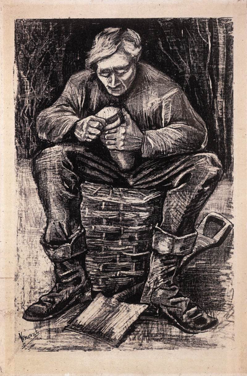 A Workman's Meal-Break by GOGH, Vincent van